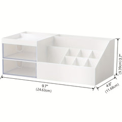 Makeup Storage Desk Organizer for Cosmetics, Jewelry, and Office Supplies