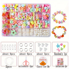 24pcs Unicorn DIY Bead Bracelets Making Kit for Kids