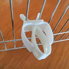 Heyous Bird Cage Food Holder Clips for Parrot Fruit & Vegetable Feeder