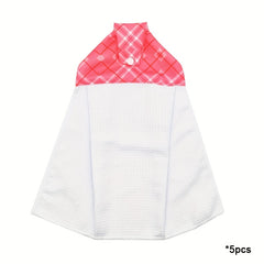 Sublimation Blank Towels Dress Shape Kitchen Towels Double Sides Printing