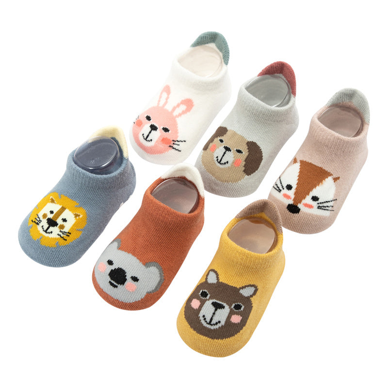 6pcs Adorable Cartoon Socks for Kids
