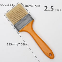 5pcs Plastic Handle Hair Brush Full Sharpening Silk Hair Sweeping Cleaning Brush