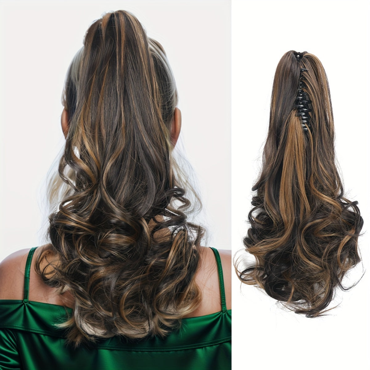 Curly Wavy Ponytail Extensions Clip In Hair