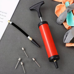 Portable Ball Pump Kit Inflates Balls Efficiently for Sports & Exercise
