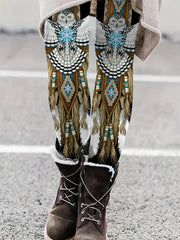 Boho High Waist Leggings for Women