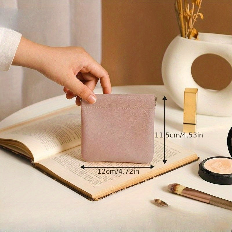 Portable Squeeze Top Cosmetic Bag Waterproof Makeup Pouch