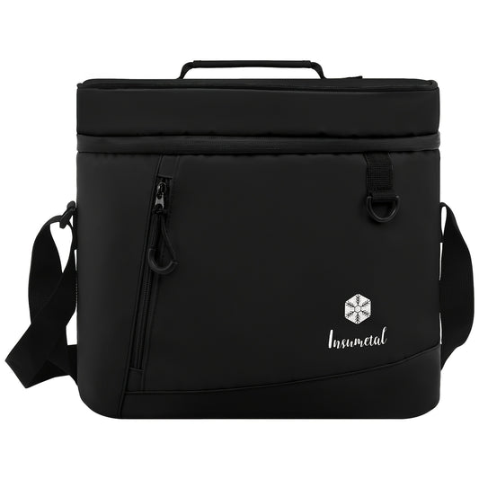 Waterproof Insulated Camping Cooler Bag with Handle and Shoulder Strap