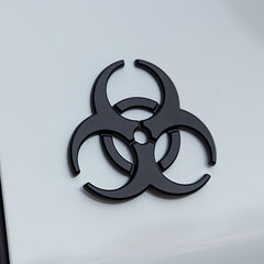 Metal Emblem Car Decal: Nuclear Umbrella Resident Sticker