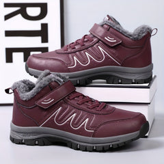 Women's Plus Velvet Snow Shoes Thick Bottom Heightening Sneakers