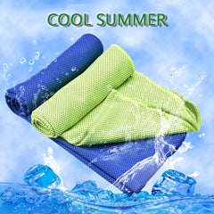 Microfiber Cooling Towel for Yoga Sports Running Fitness Exercise Camping