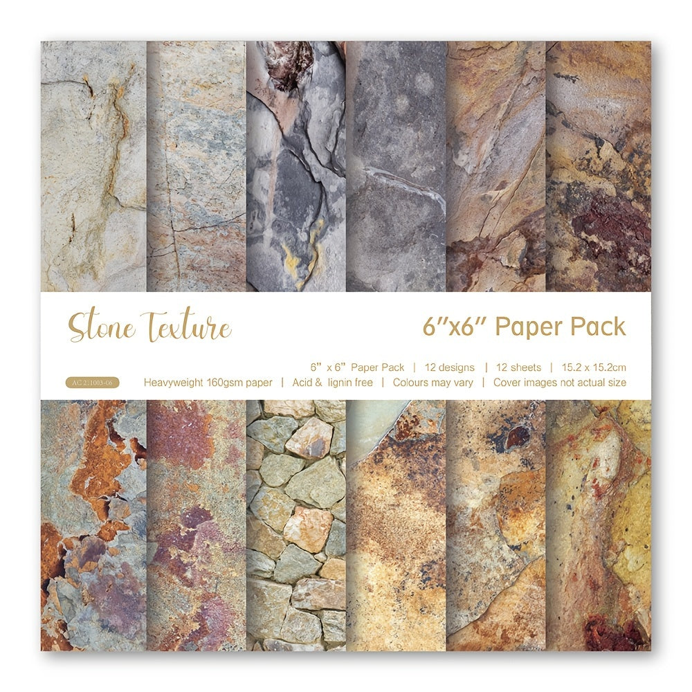 12pcs Vintage Flower Pattern Paper 6 6in DIY Scrapbook Material