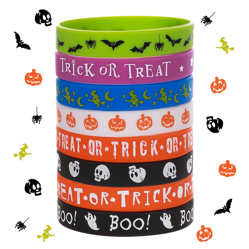 Halloween Silicone Bracelet Waterproof Wristband Halloween Gift