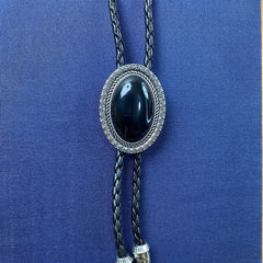 Bolo Tie Unisex Cowboy Leather Necktie Necklace Costume Accessories