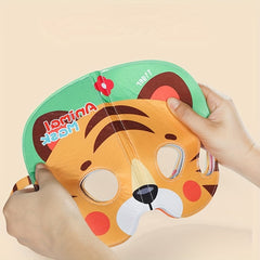 Baby Animal Mask Book Soft Fabric Washable Pages