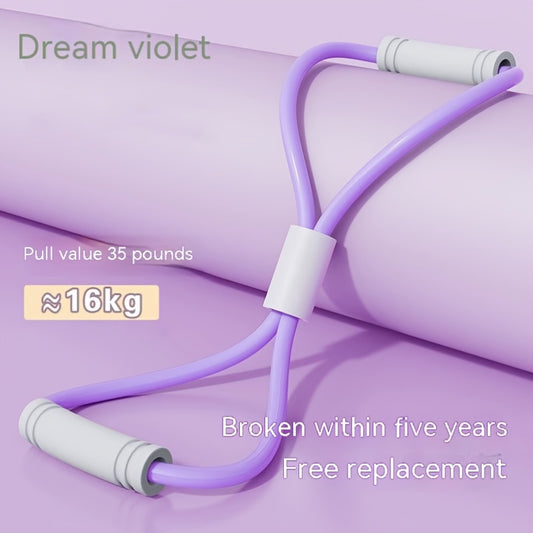 Fitness 8-shaped Tension Rope Elastic Resistance Belt Yoga Equipment