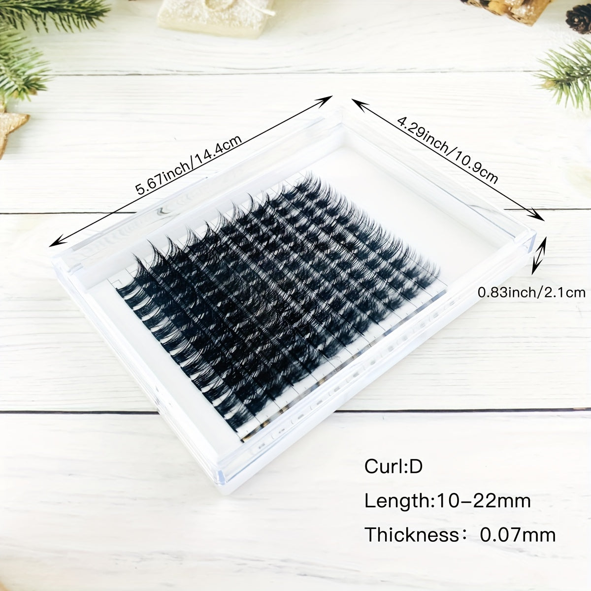 D Curl Volume Lash Clusters DIY Eyelash Extensions 100 Wispy Lashes Cluster