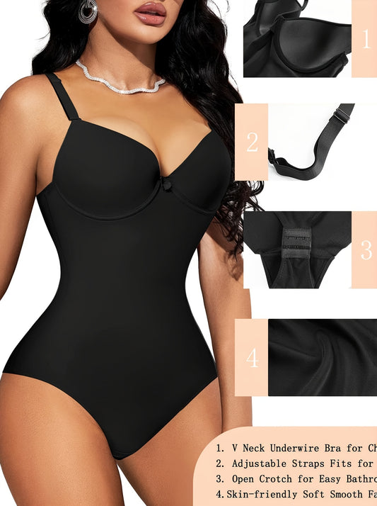 Push Up Tummy Control Body Shaper Bodysuit
