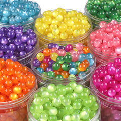 Resin Cat Eye Beads 100pcs Pack