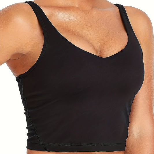 Sporty Bra Shockproof Running Fitness Yoga Crop Tank Top