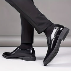 Men's Glossy Loafer Shoes Non-slip Slip On Spring Summer