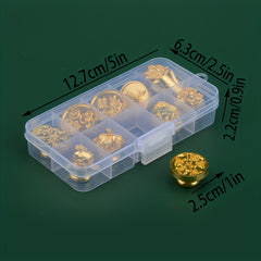 Flowers Plants Wax Seal Stamp Heads 10pcs Box