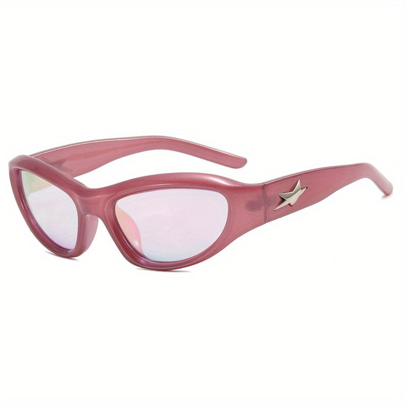 Y2K Star Wrap Around Sunglasses UV400