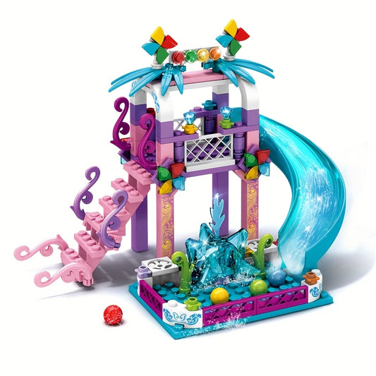 153pcs Water Park Building Blocks Set - Educational Toy for Girls