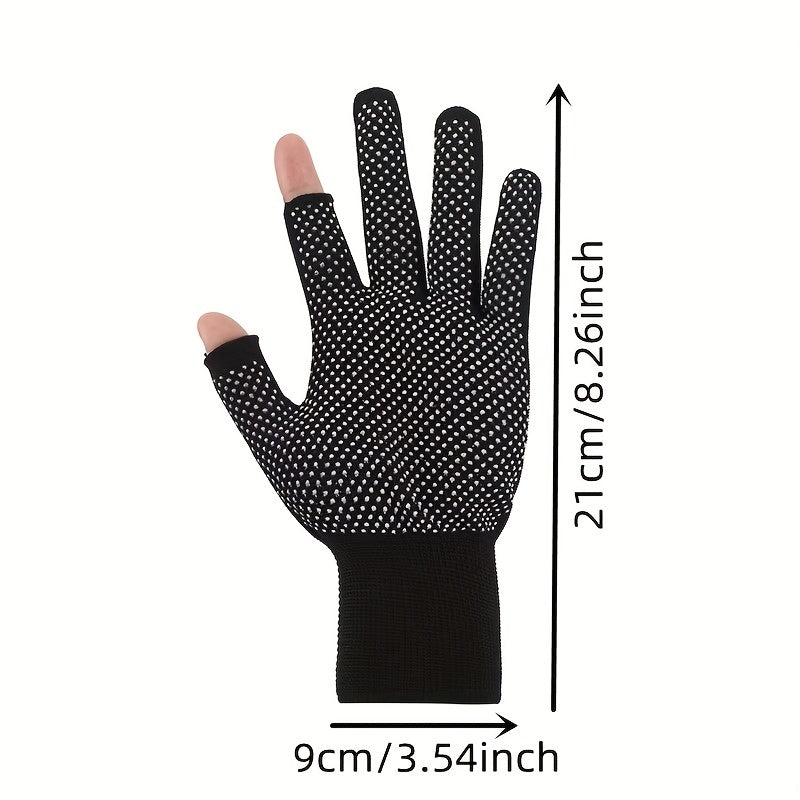 Anti Slip Breathable Two Finger Gloves for Outdoor Activities