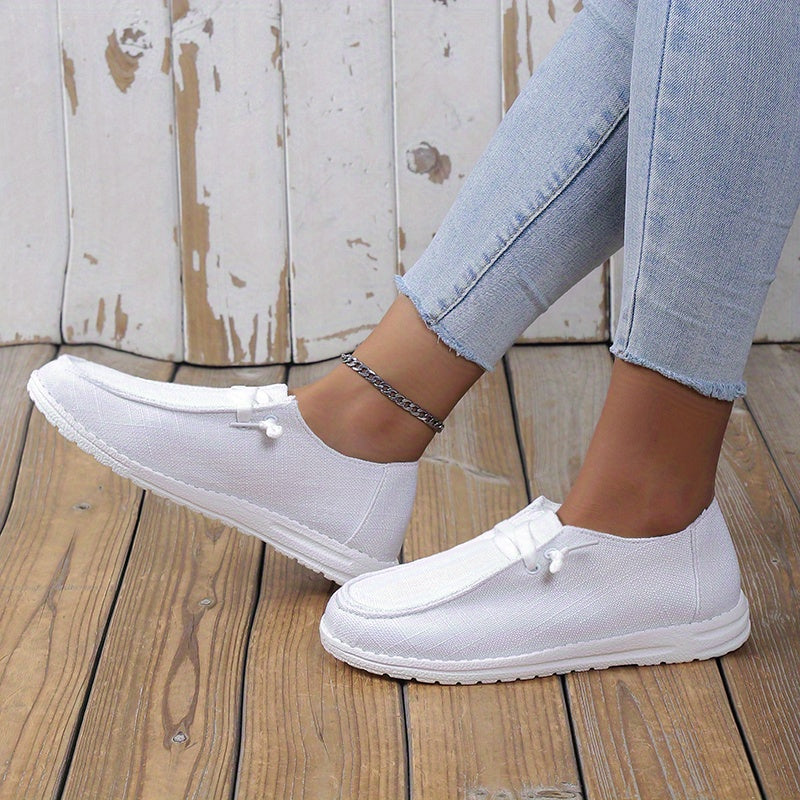 Women's Canvas Low Top Lace Up Shoes Lightweight