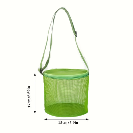 Colorful Kids Beach Mesh Bag for Sandcastle Building