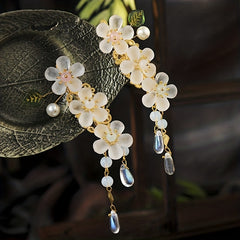 2pcs Acrylic Flower Hair Clip Barrette Hair Slides Non Slip Hair Decoration