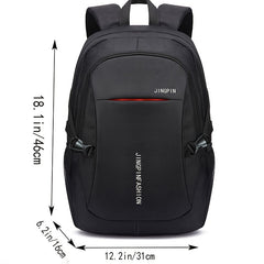 Men's Small Size Canvas Backpack Travel Outdoor Bag Zipper Random