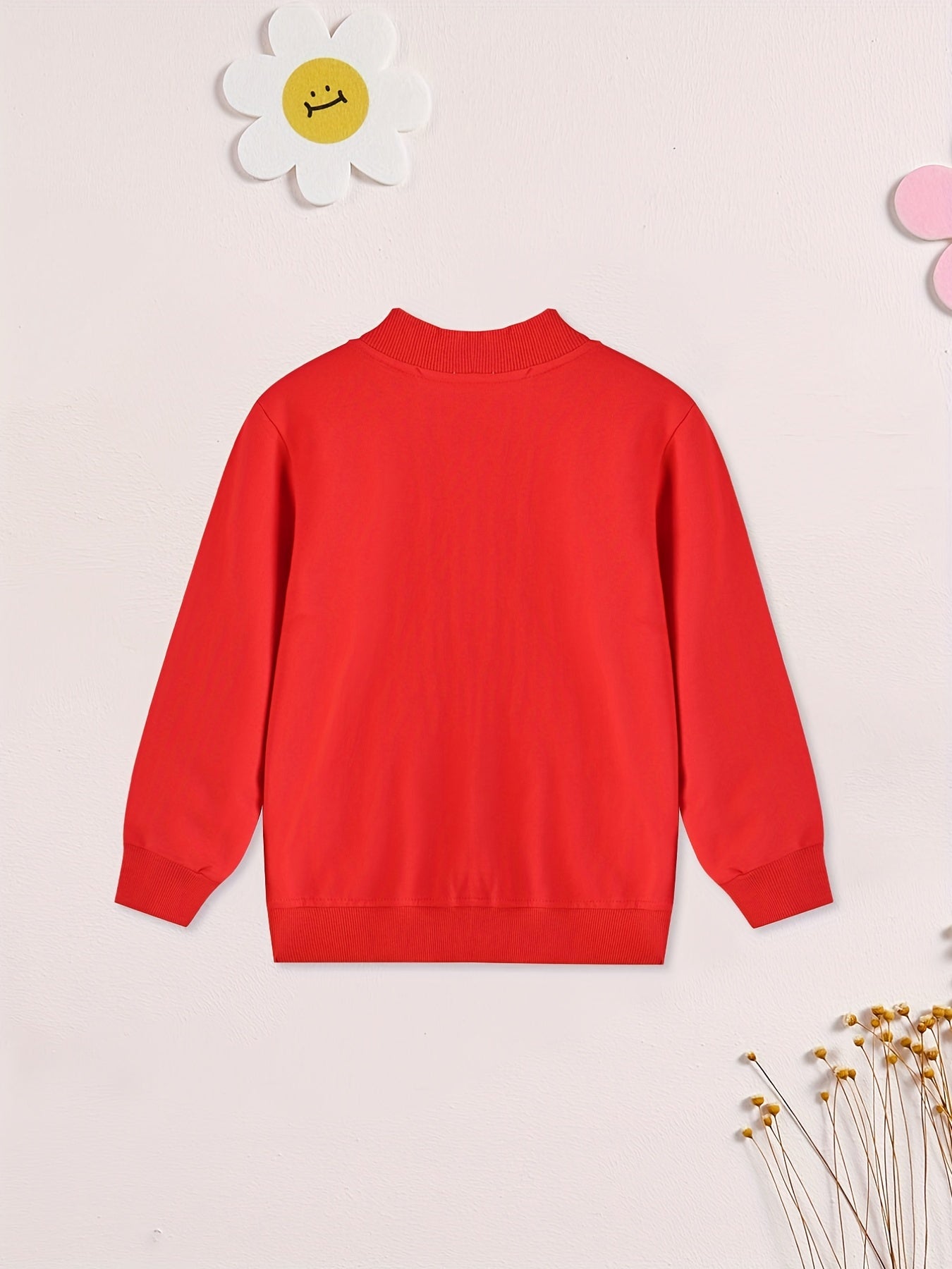 Boy's Rabbit Graphic Cotton Zip Up Jacket for Spring Fall