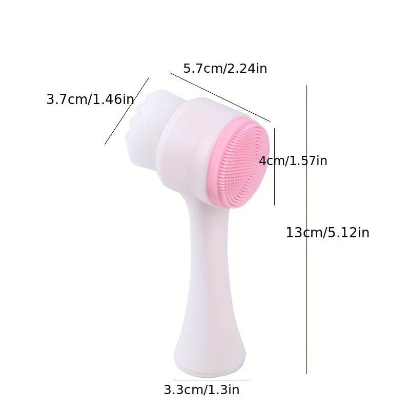 Facial Cleansing Brush Soft Bristle Exfoliator Makeup Skincare