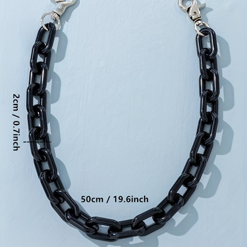 Acrylic Men's Pants Chain
