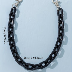 Acrylic Men's Pants Chain