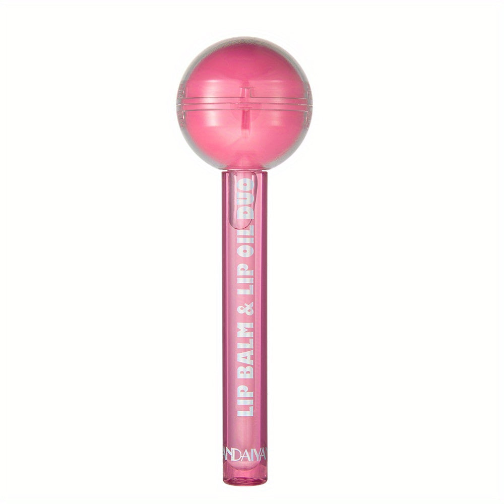 1 Pcs Lollipop Lip Balm & Lip Lip Balm & Lip Duo 2 IN 1