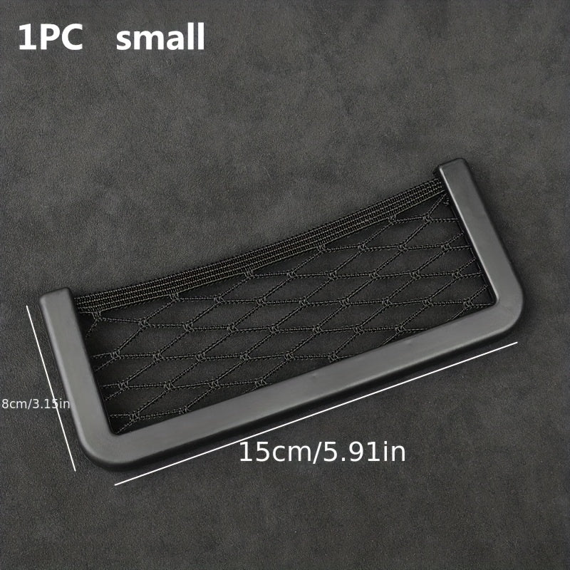 Car Storage Bag Net Pocket Hanging Ornament for Phone Change Card
