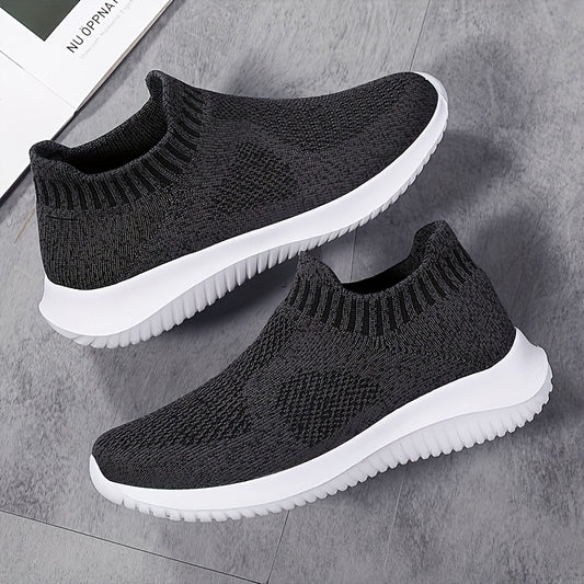 Women's Slip on Sock Sneakers Lightweight Breathable Flat Shoes