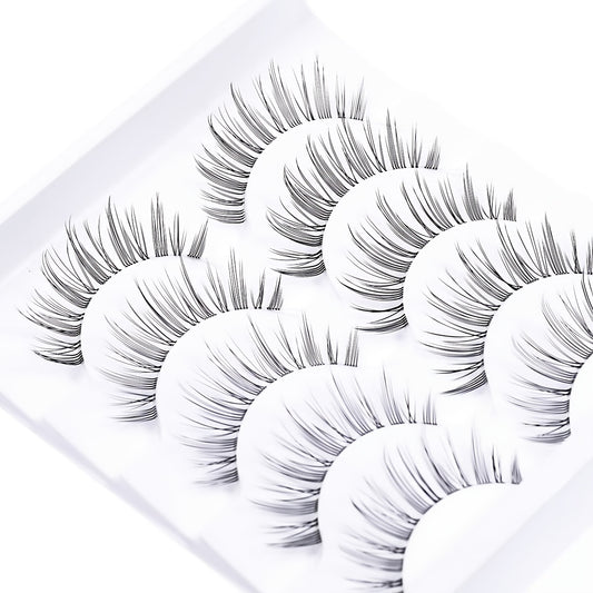 Natural Fluffy False Eyelashes Voluminous Wispy Lashes Extension Tool