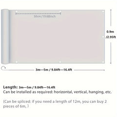 Sunshade Net Ventilation Privacy Screen Balcony Sail Awning Shade Cloth Cover