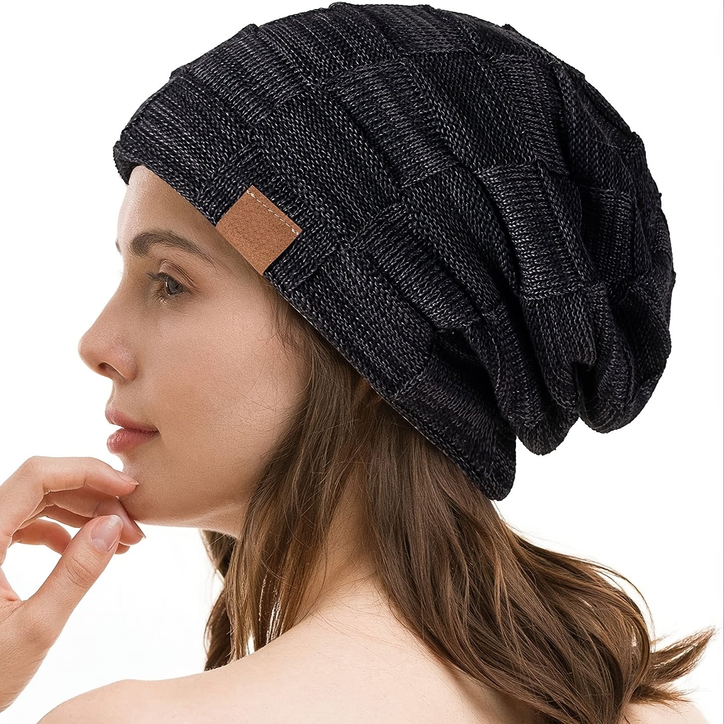 Winter Warm Knitted Slouchy Beanie