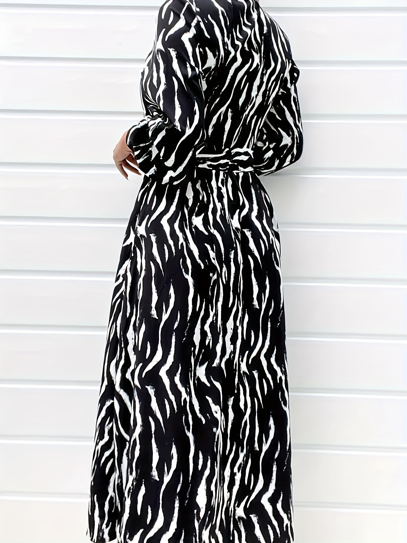  Casual Dress Women's Plus Print Button Up Shirt Dress