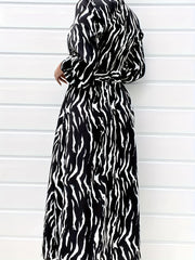  Casual Dress Women's Plus Print Button Up Shirt Dress