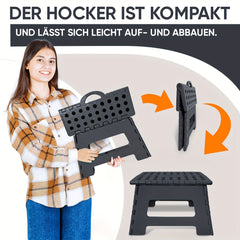 Portable Plastic Folding Stool Chair