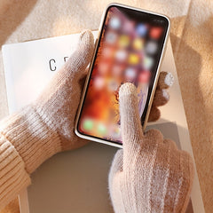Winter Touch Screen Knitted Gloves for Women and Men