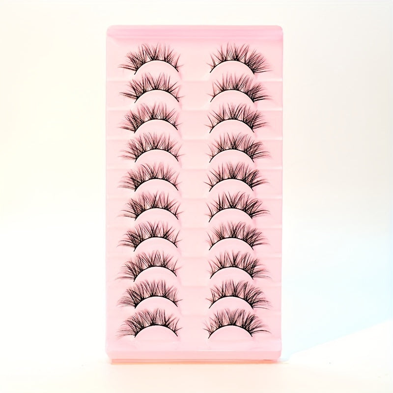 Natural Look False Eyelashes Fox Eyes Makeup Short Eyelashes