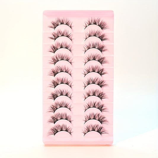 Natural Look False Eyelashes Fox Eyes Makeup Short Eyelashes