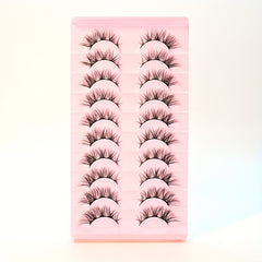 Natural Look False Eyelashes Fox Eyes Makeup Short Eyelashes