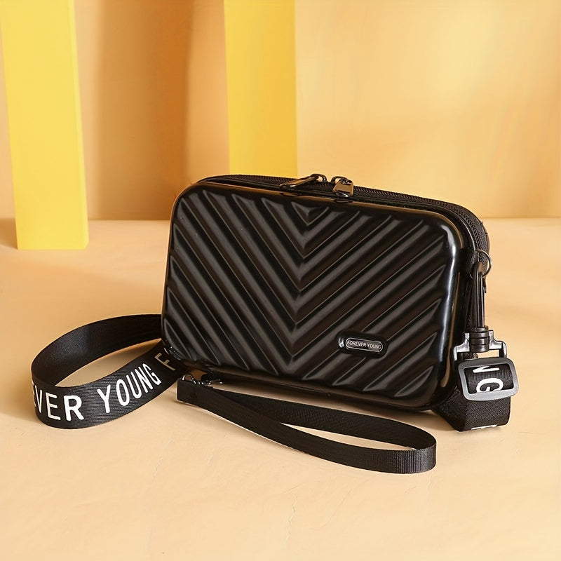 Waterproof Geometric Crossbody Bag with Strap Women's Shoulder Handbag